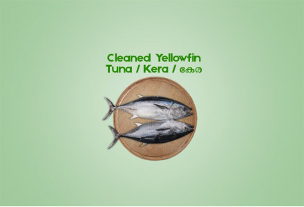 Cleaned Yellowfin Tuna / Kera / കേര (400gm)